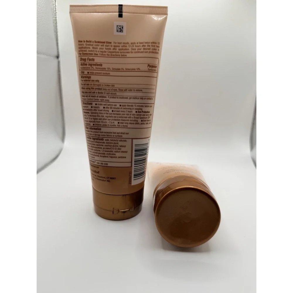 Coppertone Glow Protect and Tan Sunscreen SPF 45, 5 fl Oz EXP 02/2024 (2‎ Pack)